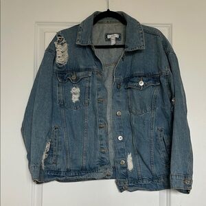 Distressed Blue Denim Jacket
